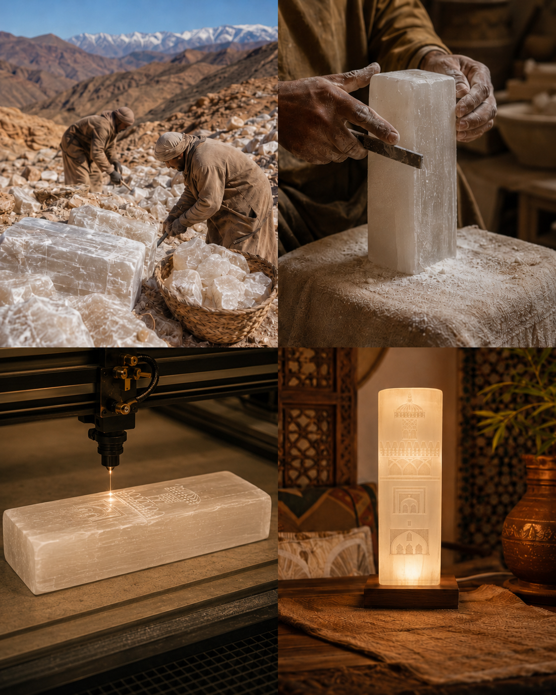 Produits Selenart en sélénite en gros