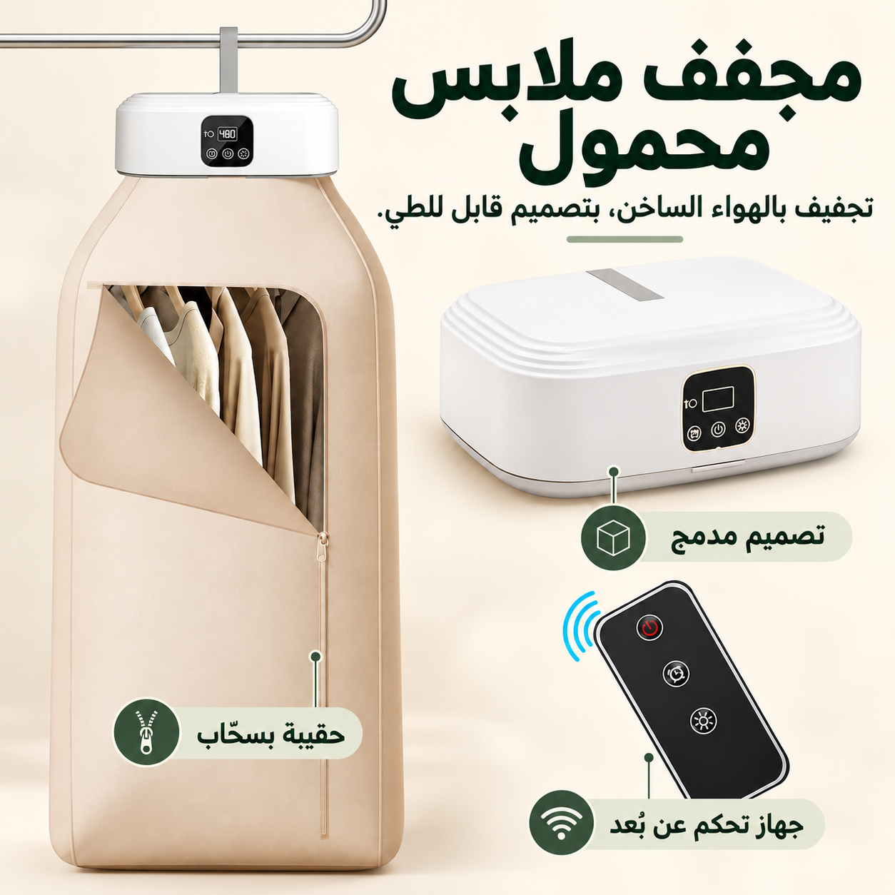 مجفف ملابس محمول