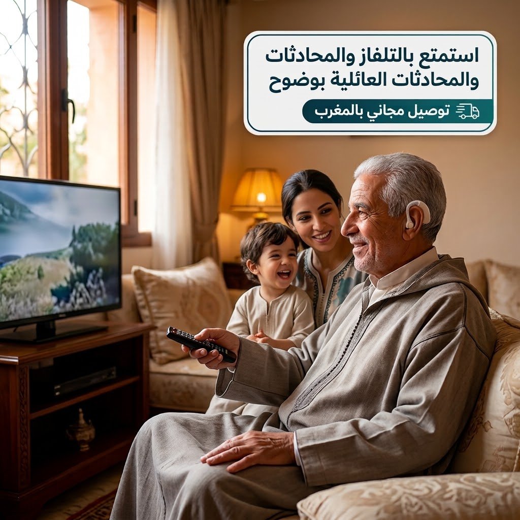 التواصل العائلي ومتابعة التلفاز بوضوح